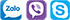 zalo viber skype